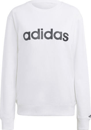 Bluza damska adidas Essentials Linear French Terry biała IC6879