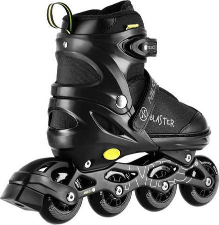 Łyżworolki rolki Blaster Nils Extreme NA18168A ABEC-7 czarne rozmiar M (35-38)