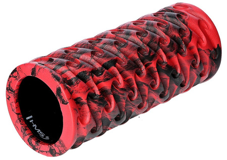 Wałek roller fitness HMS FS133 czerwono-czarny 33 cm