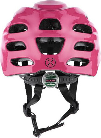 Kask na rower rolki hulajnogę zielony Nils Extreme mtw01 LED rozmiar XXS (42-48 cm)