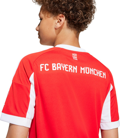 Koszulka dla dzieci adidas FC Bayern 25/26 Home czerwona JN8525
