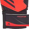 Rękawice bramkarskie dla dzieci adidas Predator Training Goalkeeper czerwono-czarne IX3873