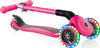 Hulajnoga trójkołowa balansowa Globber Junior Foldable Lights / Fuchsia 437-110