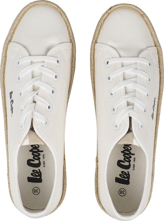 Buty damskie Lee Cooper białe LCW-25-44-3217LA