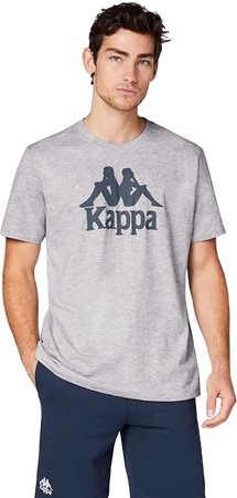 Koszulka męska Kappa Caspar szara 303910 15-4101M