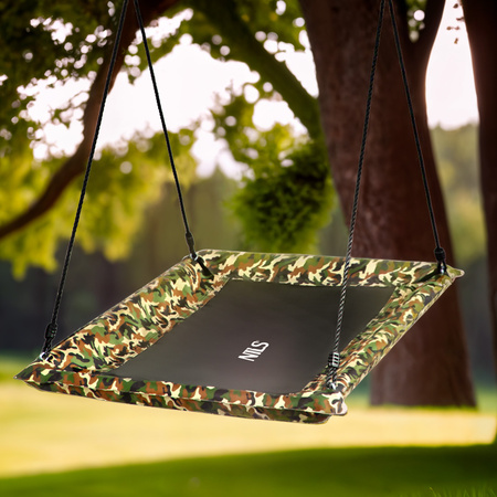 Huśtawka ogrodowa bocianie gniazdo huśtawka Nils wymiary 150 x 80 cm