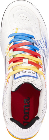 Buty piłkarskie Joma Top Flex 2476 Indoor biało-czerwone TOPW2476IN