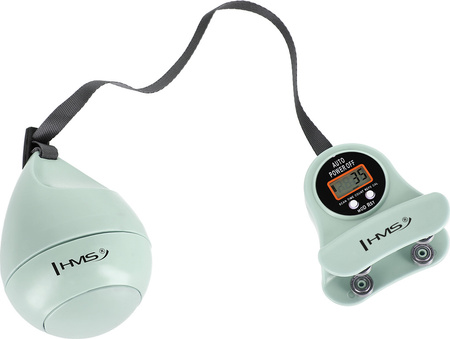 Koło hula hop zieloine z magnesami i obciążnikiem licznik HMS HHM13