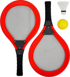 Zestaw do badmintona tenisa 2 x rakieta x lotka x piłka Enero 1061061