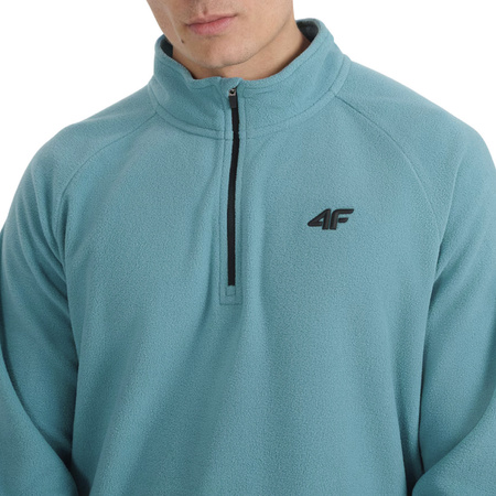 Bluza polarowa męska 4F M065 zielona 4FWAW25UFLEM065 46S