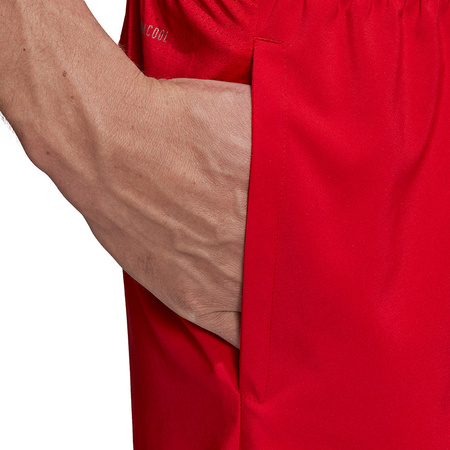 Spodenki treningowe krótkie męskie adidas D2M Cool Sho WV czerwone FM0189