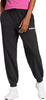 Spodnie damskie adidas Essentials Linear French Terry Cuffed czarne JC5948