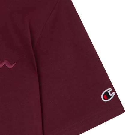 Koszulka męska Champion SS Tee bordowa 220273 RS522