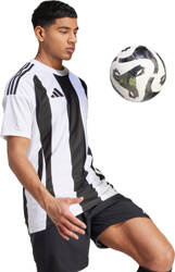 Koszulka męska adidas Striped 24 Jersey biało-czarna IW2143