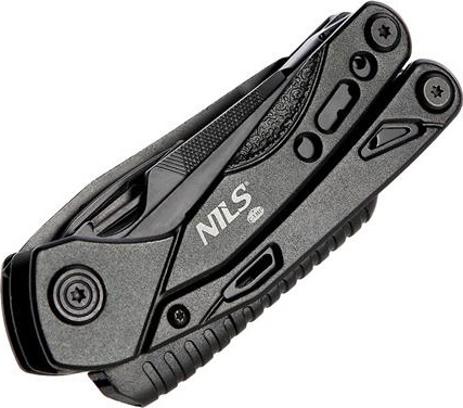 Multitool narzędzie wielofunkcyjne 12 w 1 scyzoryk Nils camp nc1744 stal nierdzewna czarny