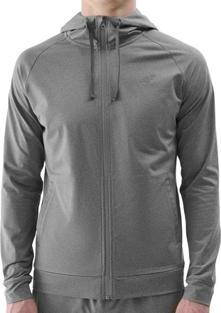 Bluza męska 4F FNK M512 szary melanż 4FWSS25TFSWM512 25M