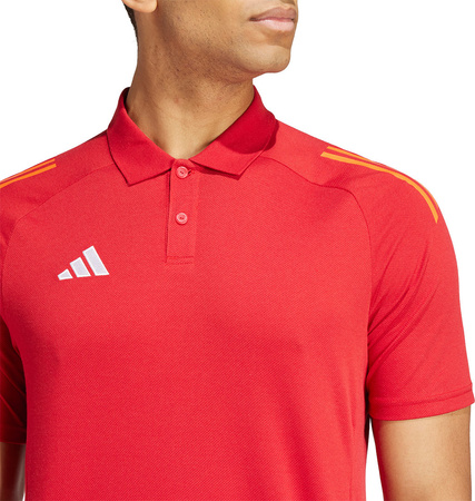 Koszulka męska adidas Tiro 24 Competition Polo czerwona IR7563