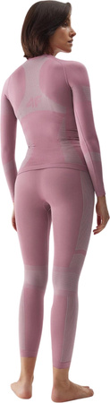 Legginsy damskie bielizna termoaktywna 4F F116 różowe 4FAW23USEAF116 53S