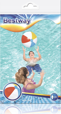 Dmuchana piłka plażowa basenowa Bestway Beach Ball średnica 61 cm