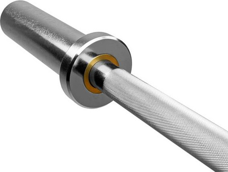 Gryf olimpijski prosty z zaciskami Lock Jaw HMS Premium GO160 120 cm