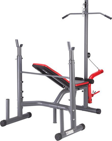 Ławka do ćwiczeń regulowana z wyciągiem HMS