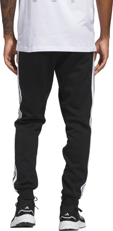 Spodnie męskie adidas Essentials 3-Stripes Fleece czarne JD1861