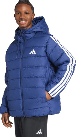 Kurtka męska adidas Essentials CLIMAWARM 3-Stripes niebieska JX7771
