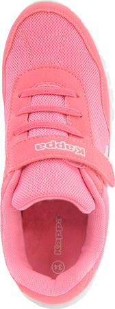 Buty sportowe szkolne miejskie dziecięce Kappa Follow K różowe 260604K 7210