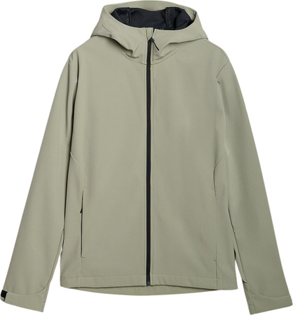 Kurtka męska softshell 4F M324 oliwkowa 4FWSS25TSOFM324 44S