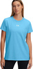 Koszulka damska Under Armour Rival Core SS jasnoniebieska 1383648 453