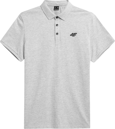 Koszulka polo męska 4F szara H4L22 TSM355 27M