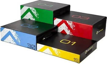 Zestaw Skrzynie plyometryczne soft Hms Premium PYBS01 4 części