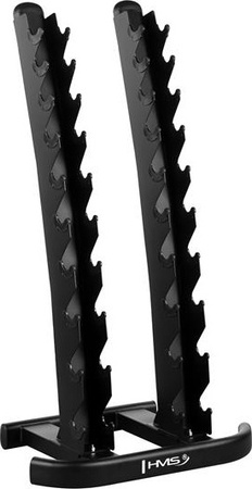 ZESTAW HANTLI POLIURETANOWYCH HPT 2 x 1 - 10 KG (110 KG) + STOJAK STR37 HMS