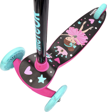 Hulajnoga Meteor trójkołowa Funny różowa 17748