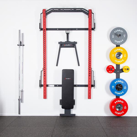 Klatka treningowa składana red HMS klt22 wielofunkcyjna