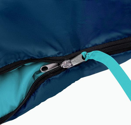 Śpiwór turystyczny mumia Nils Camp NC2008 niebieski 215x75cm