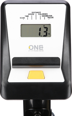 Rower treningowy stacjonarny magnetyczny One Fitness RM8740 biały