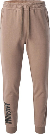 Męskie spodnie dresowe bawełniane treningowe joggery Magnum Ibis II beżowe rozmiar M