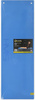 Mata do ćwiczeń fitness klubowa z otworami HMS Premium MFK03 180x60x1,5 cm niebiesko-czarna