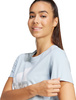 Koszulka damska adidas Loungewear Essentials Logo Tee jasnoniebieska IR5408
