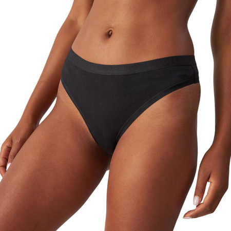 Majtki damskie stringi 4F F026 czarne 4FWMM00UPTSF026 20S