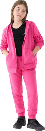 Bluza dla dziewczynki 4F F1315 różowa 4FJWMM00TSWSF1315 55S