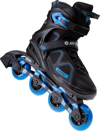 Łyżworolki męskie Hi-tec ABEC-7 czarno-niebieskie rozmiar 40