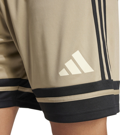 Spodenki męskie adidas Squadra 25 beżowo-czarne JP3403