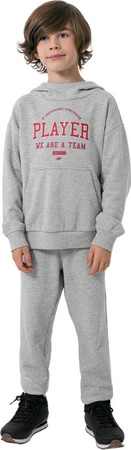 Bluza dla chłopca 4F szara HJZ22 JBLM006 27M