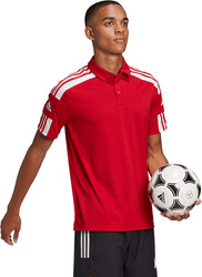 Koszulka męska adidas Squadra 21 Polo czerowna GP6429