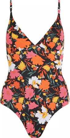 Damski strój kąpielowy jednoczęściowy O'neill SUNSET SWIMSUIT black bluemchen rozmiar 36