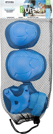 Zestaw ochraniaczy Spokey Buffer niebieski 944682-944638-944636