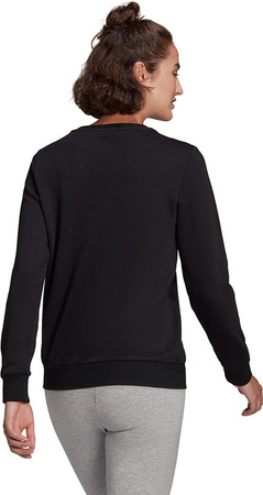 Bluza damska adidas Essentials Linear Sweatshirt czarna GL0718