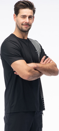 Męska Koszulka Z Krótkim Rękawem Igli blackout - a rozmiar M